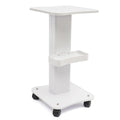 Beauty Trolley Professional Salon Spa Pedestal Rolling Cart Wheel Stand Storage Equipment Machine Organizer Tray For Ultrasonic Cavitation Rf Coloring Hair Mobile Holder Stylist Esthetician Facial