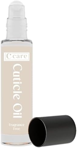 C CARE Fragrance Free Roll-On Cuticle Oil | Natural Revitalizing Hydrating Nail Oil | Repaires Cuticles Overnight | For Damaged Skin And Thin Nails | Paraben Cruelty Free Formula | 10ml by CCARE