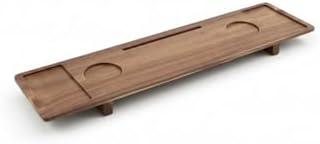 Luxury Wooden Bathub Caddy Tray - Premium Natural Acacia Bath Organizer with Wine Glass Holder, Tablet Slot and Phone Mount - Expandable Spa Board to Fit Most Tubs by Unknown