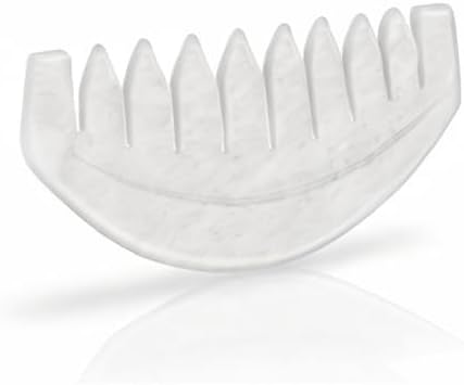 Gua Sha Comb, Natural Guasha Stone Jade, Head Scalp Caring Massage Comb, Body Gua Sha Scraping Massage Tool, Gua Sha Therapy Hair Growth Scalp Stimulator for Brain Meridian Massager