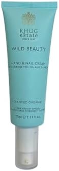 Rhug Wild Beauty - Hand & Nail Cream with Orange Peel Oil and Yarrow | Nourishing Moisturizer for Hands | 75ml | Made in the UK by Unknown