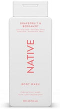 Native Body Wash Contains Naturally Derived Ingredients | For Women & Men, Sulfate, Paraben, & Dye Free Leaving Skin Soft and Hydrating | Grapefruit & Bergamot 18 oz by Unknown