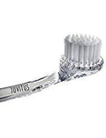 JUVITUS Exfoliating & Cleansing Facial Brush, Nylon Bristles, Clear Handle (3 Pack)