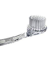 JUVITUS Exfoliating & Cleansing Facial Brush, Nylon Bristles, Clear Handle (3 Pack)