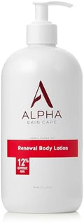 Alpha Skin Care Revitalizing Body Lotion, 12% Glycolic AHA, Simple & Effective Daily Moisturizer Hydroxy Acid, Hydrates & Exfoliates for Soft, Smooth Skin, Anti-Aging, 23 Oz by AlphaSkin