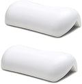 SPA Bath Pillow Non-Slip Bathtub Headrest Soft Waterproof Bath Pillows with Suction Cups Easy to Clean Bathroom Accessories (2pcs) by KODENG
