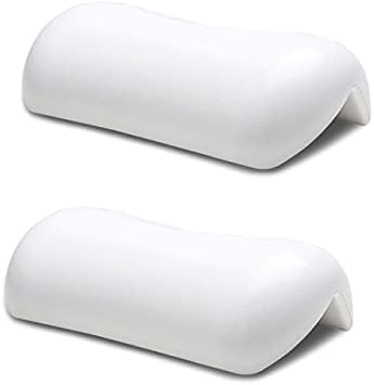 SPA Bath Pillow Non-Slip Bathtub Headrest Soft Waterproof Bath Pillows with Suction Cups Easy to Clean Bathroom Accessories (2pcs) by KODENG