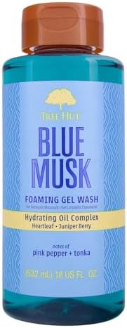 Tree Hut Body Wash, Blue Musk, 18 Fl Oz (Pack of 12) by TreeHut