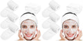 Whaline Spa Headband 4 Pcs White Makeup Hair Band Facial Head Wrap Hair Tie (Pack of 2) by Whaline