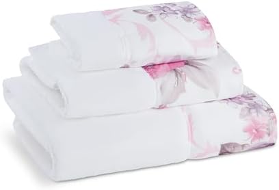 Zahari Home Michelle 3 Piece Bath Towel Set - Bath, Hand and Wash Towels with Modern Decor, Unique Design and Beautiful Floral Pattern by ZahariHome