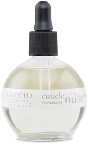Cuccio Naturale Fragrance Free Revitalizing Cuticle Oil, Lightweight Fast-Absorbing Hydrating Nail & Cuticle Conditioner, Cold-Pressed Oils + Vitamin E, 2.30 Fl Oz by Cuccio