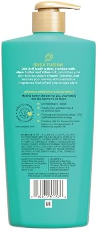 Jergens Shea Fusion Tropical Escape Body Lotion, Shea Butter, 14 fl oz - Image 6