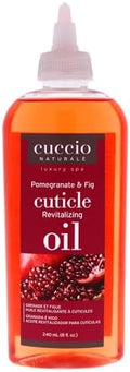 Cuccio Naturale Revitalizing Cuticle Oil - Hydrating Oil For Repaired Cuticles Overnight - Remedy For Damaged Skin And Thin Nails - Paraben Free, Cruelty-Free Formula - Pomegranate And Fig - 8 Oz by PothosHealthandWellness