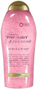 OGX Sensitive + Rose Water & Pink Sea Salt Body Scrub, 19.5 fl oz by OGX