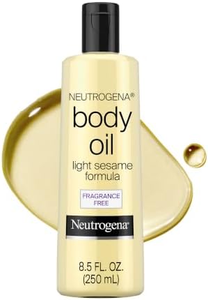 Neutrogena Body Oil Light Sesame Formula, Fragrance-Free, 8.5 fl. oz by Neutrogena