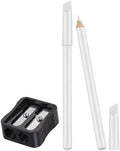 Maitys 2 Pcs White Nail Pencil with Sharpener, Under Nail French Manicure by Maitys