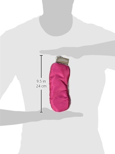 Bed Buddy Aromatherapy Eye Mask with Warm and Cold Therapy for Stress Relief - Microwave-Safe Eye Pillow & Sleep Mask, Pink, Lavender & Rose Scented