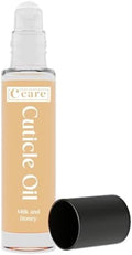 C CARE Milk and Honey Roll-On Cuticle Oil | Natural Revitalizing Hydrating Nail Oil For Repaired Cuticles Overnight | Remedy For Damaged Skin And Thin Nails | Paraben Cruelty Free Formula | 10ml by CCARE