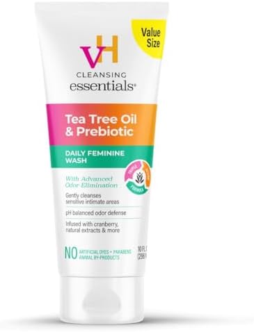 vH essentials Daily Feminine Wash, 10 Fl Oz (Pack of 12) by vHessentials