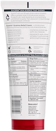 Eucerin Eczema Relief Body Cream, Colloidal Oatmeal Enriched, Steroid Free Eczema Cream, 8 OZ Tube (Pack of 12) - Image 3