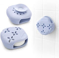 2-Pack Silicone Shower Steamer Holder with Suction Cups, 3.28 Inch Tray Set by Aodse