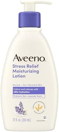 Aveeno Stress Relief Moisturizing Body Lotion, Lavender Scent, 12 fl. oz by Aveeno