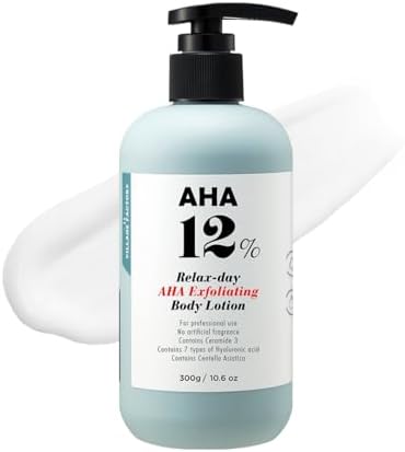 Village 11 Factory Relax Day AHA 12% Exfoliating Body Lotion, 10.6 oz by VILLAGE11FACTORY