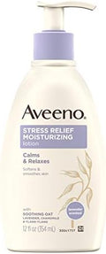Aveeno Stress Relief Moisturizing Lotion, 12 Fl. Oz (Pack of 4) by Aveeno