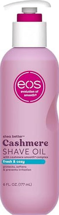 eos Cashmere Shave Oil- Fresh & Cozy, Moisturizing Shea Butter, 6 fl oz by eosproducts