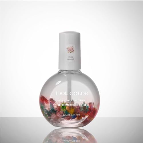 Flowery Scented Cuticle Oil, Infused with Real Flowers, Cuticle Revitalize Oil, Cuticle Remover - Cuticle Softener (0.92 fl.oz, Spring Bouquet) by Unknown