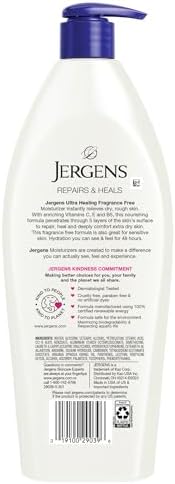 Jergens Ultra Healing Dry Skin Lotion, Hand and Body Moisturizer for Quick Absorption into Extra Dry Skin with Hydralucence Blend, Vitamins C, E and B5, White, 21 Fl Oz (Pack of 4) - Image 2