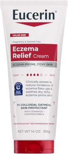 Eucerin Eczema Relief Cream with Colloidal Oatmeal, 14 Ounce (Pack of 12) by EucerinSkincare