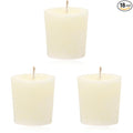 Aroma Naturals Votive Candles with Orange Clove and Cinnamon Essential Oil White Scented, Peace Pearl, 5.5x3.75x2 Inch (Pack of 18)