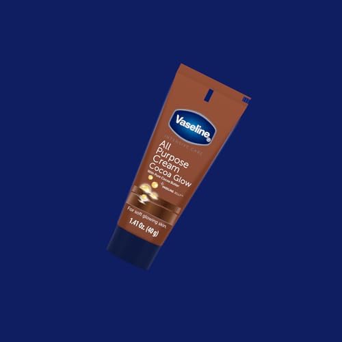 Vaseline All Purpose Cream Cocoa Glow, with Pure Cocoa Butter, 4-Pack, 1.41 FL Oz Each, 4 Tubes - Image 5