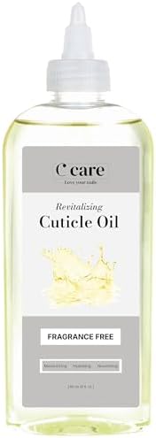 C CARE Fragrance-Free Cuticle Oil For Nails - Repairs Cuticles Overnight - Moisturizes and Strengthens Nails and Cuticles - 8 oz by CCARE