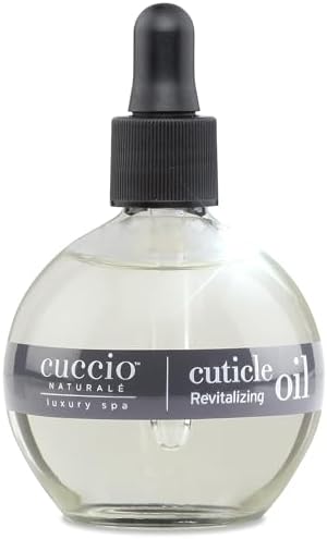 Cuccio Naturale Peach & Vanilla Revitalizing Cuticle Oil, Lightweight Fast-Absorbing Hydrating Nail & Cuticle Conditioner, Cold-Pressed Oils + Vitamin E, 2.30 Fl Oz by Cuccio