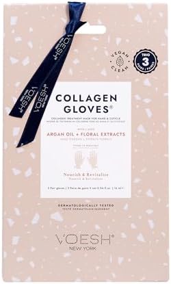 VOESH Collagen Gloves, Vegan Hand Masks, Moisturizing Hand Mask, Lotion Gloves, Hydrating Gloves, Hand Care, Spa Manicure Gloves, Dry Hand Treatment by Unknown