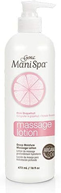Gena Mani Spa Massage Lotion - Deep Moisturizing Body Lotion for Massages Therapy with Argan Oil, Massage Cream for Hands, Feet & Body, 16 fl oz by Gena