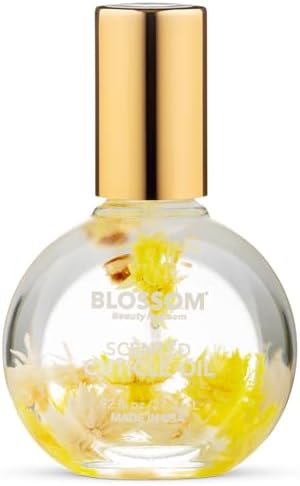 Blossom Cuticle Oil for Nails, Infused with Real Flowers, Lily, 0.92 fl. oz by Blossom
