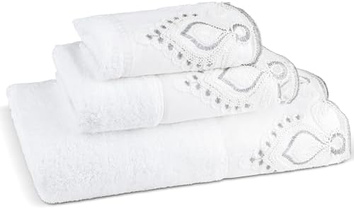 Zahari Home Monaco Modern 3 Piece Bath Ensemble - Luxury Bath Towel Set for Contemporary Decor by ZahariHome