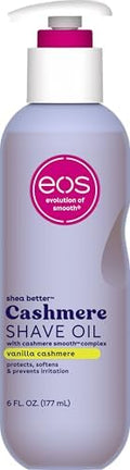 eos Vanilla Cashmere Shave Oil- Moisturizing Natural Shea Butter, 6 fl oz by eosproducts