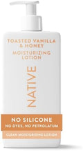 Native Moisturizing Body Lotion Contains Naturally Derived Plant-Based Moisturizers for Women and Men | Restores Dry Skin, Toasted Vanilla & Honey, 16.5 fl oz by Native