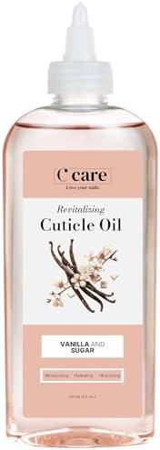 C CARE Vanilla & Sugar cuticle oil For Nails - Repairs Cuticles Overnight - Moisturizes and Strengthens Nails and Cuticles - 8 oz by CCARE