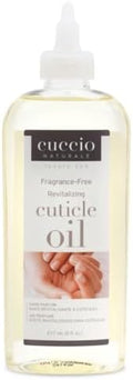 Cuccio Naturale Revitalizing Cuticle Oil 8 oz (Fragrance Free) – Unscented Hydrating Oil for Dry Cracked Cuticles and Nails, Vitamin E Enriched Cuticle Conditioner for Sensitive Skin by PothosHealthandWellness