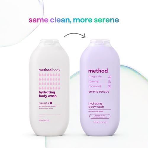 Method Body Wash,Serene Escape,Magnolia + Rose Hip + Monoi Oil notes,18oz,(Pack of 2) - Image 5