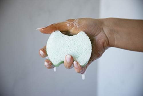 Spongeables Pedi Scrub Foot Exfoliating 20+ Wash Sponge, Desert Flower, 1 Count - Image 3