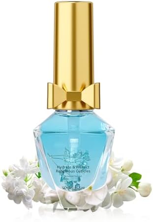 Cuticle Oil, Cuticle Nail Oil Infused with Real Flowers, Jasmine 12ml by JiashengDirect