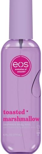eos Cashmere Body Mist, Toasted Marshmallow, Toasted Vanilla, Sweet Marshmallow, Hair Mist, Body Spray for Women Moisturizing, Hyaluronic Acid, Vanilla Body Spray, Vegan, Cruelty-free, 6 fl oz by eosproducts
