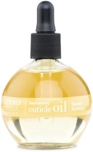 Cuccio Naturale Sweet Almond Revitalizing Cuticle Oil, Lightweight Fast-Absorbing Hydrating Nail & Cuticle Conditioner, Cold-Pressed Oils + Vitamin E, 2.30 Fl Oz by Cuccio