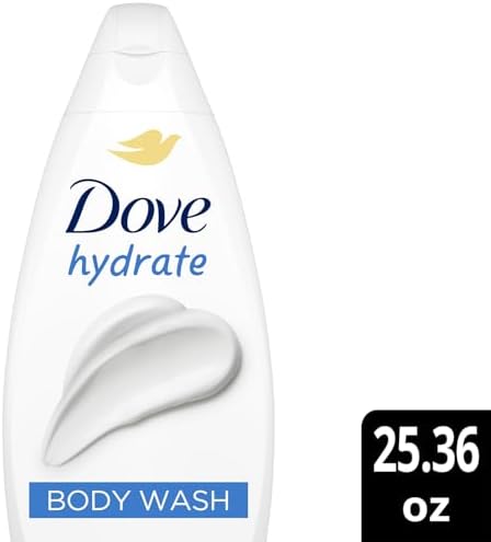 Dove Moisturizing Body Wash, Hydrate, Value-Size 4-Pack, 25.36 Fl Oz Ea - Image 3